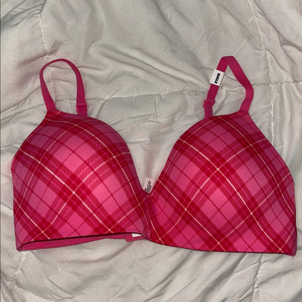 Victoria's Secret Pink and White Bra